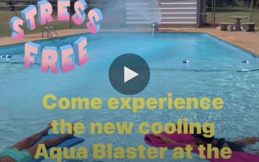 New AquaBlaster Pool